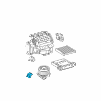 OEM 2004 Toyota Camry Resistor Diagram - 87138-41020