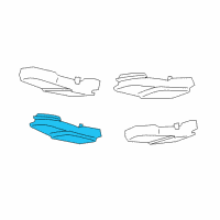 OEM Ford Escape Reading Lamp Assembly Diagram - CJ5Z-13776-CB