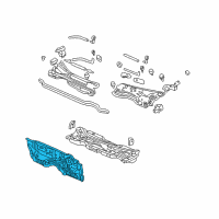 OEM 2007 Honda Accord Dashboard (Lower) Diagram - 61500-SDR-A00ZZ