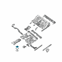 OEM Nissan Boot-Rubber, Control Lever Diagram - 74960-EA000