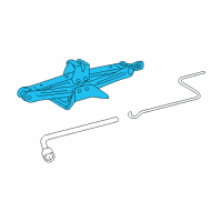 OEM 2007 Pontiac Vibe Jack Diagram - 19205163