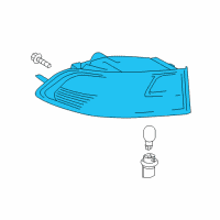 OEM Lexus Lens & Body, Back-Up Diagram - 81671-60160