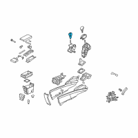 OEM 2011 Honda Civic Knob, Change Lever Diagram - 54102-SNA-A02