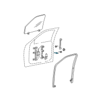 OEM Ford Explorer Motor Rivet Diagram - -W707874-S300