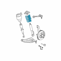 OEM 2002 Lincoln Navigator Coil Spring Diagram - 3L1Z-5310-CA