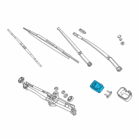 OEM 1999 BMW 528i Rain Sensor Diagram - 61-35-6-904-012