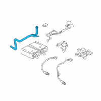 OEM 2004 Ford Escape EGR Tube Diagram - 3L8Z-9D477-BA