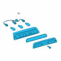 OEM 2021 Toyota Tundra High Mount Lamp Diagram - 81570-0C051