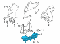 OEM Ram 1500 Support Diagram - 68264823AC