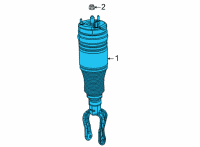 OEM 2022 Jeep Grand Wagoneer SHOCK-AIR SUSPENSION Diagram - 68409724AD