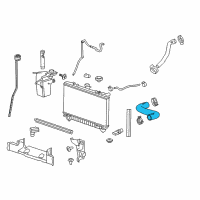 OEM 2013 Chevrolet Camaro Upper Hose Diagram - 22962571