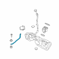 OEM 2014 BMW ActiveHybrid 3 Tension Strap Right Diagram - 16-11-7-260-945