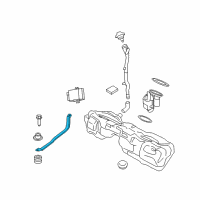 OEM 2013 BMW ActiveHybrid 3 Tension Strap Right Diagram - 16-11-7-260-945