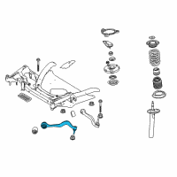 OEM BMW 650i Repair Kit, Trailing Link, Left Diagram - 31-10-2-348-049