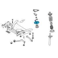 OEM 2006 BMW M6 Guide Support Diagram - 31-33-2-282-651