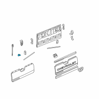 OEM 2003 Cadillac Escalade EXT Hinge Diagram - 15080227