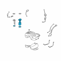 OEM Saturn Fuel Pump Diagram - 19300286