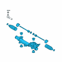 OEM 2008 Toyota Tacoma Gear Assembly Diagram - 44250-04030