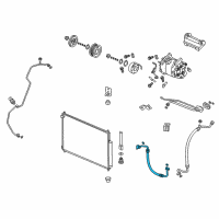 OEM 2016 Honda CR-V Hose Complete, Dischar Diagram - 80315-T1W-A01