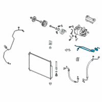 OEM Honda CR-V Pipe Assembly, Aircon Diagram - 80320-T0G-A01