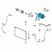 OEM 2014 Honda CR-V Compr. Comp Diagram - 38810-RX0-A01