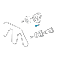 OEM Lexus Bolt, W/Washer Diagram - 90119-08721