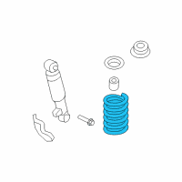 OEM Hyundai Spring-Rear Diagram - 55330-2B201