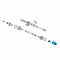 OEM 2020 Honda Accord Joint Set, Inboard Diagram - 44310-TVA-306