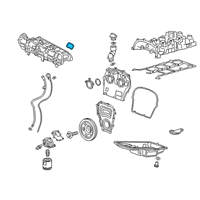 OEM GMC Sierra 1500 Intake Manifold Gasket Set Diagram - 12693569