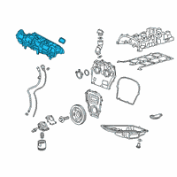 OEM Cadillac Manifold Diagram - 12698870