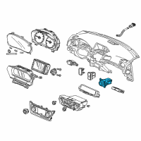 OEM 2022 Acura ILX Switch Assembly, Vsa Off Diagram - 35300-TX6-003