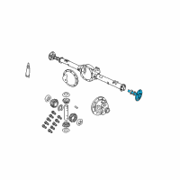 OEM Dodge Durango Rear Axle Shaft Diagram - 52111373AD