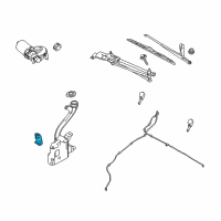 OEM 2017 Ford Mustang Washer Pump Diagram - 8S4Z-17664-AA