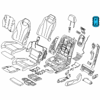 OEM BMW 440i Seat Adjustment Switch, Right Diagram - 61-31-9-390-522