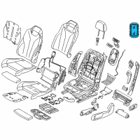 OEM BMW 435i xDrive Seat Adjustment Switch, Right Diagram - 61-31-9-390-522