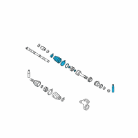 OEM 2013 Nissan Maxima Repair Kit-Dust B00T, Inner Diagram - C9741-JA10K