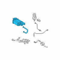 OEM Toyota Camry Vapor Canister Diagram - 77740-06210