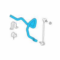 OEM 2011 Toyota Sienna Stabilizer Bar Diagram - 48811-08040