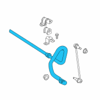 OEM 2012 Toyota Highlander Stabilizer Bar Diagram - 48811-0E030