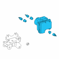 OEM Toyota Echo Actuator Assembly Diagram - 44050-52190