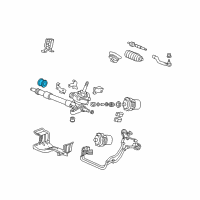 OEM Honda Civic Cushion B, Gear Box Diagram - 53436-SNB-J01