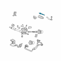 OEM 2011 Honda Civic End, Rack Diagram - 53610-SNB-J01