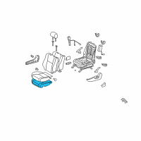 OEM 2008 Toyota Tundra Seat Cushion Pad Diagram - 71512-0C040