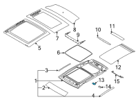 OEM Lincoln Corsair MOTOR ASY - WITHOUT DRIVE Diagram - LJ6Z-15790-B