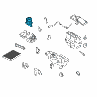 OEM 2012 Ford Flex Blower Motor Diagram - CG1Z19805C