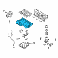 OEM 2017 Kia Cadenza Pan Assembly-Engine Oil Diagram - 215203LAA0