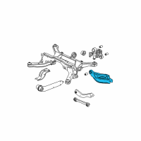 OEM 2006 Saturn Vue Rear Lower Control Arm Assembly Diagram - 15228687