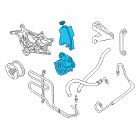 OEM 2001 Chevrolet S10 Power Steering Pump Diagram - 26039621