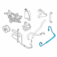 OEM GMC Sonoma Hose Asm-P/S Gear Inlet Diagram - 26051961