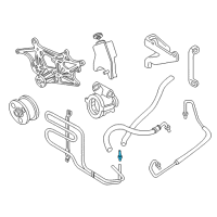 OEM 1995 Chevrolet Blazer Pipe Asm-P/S Gear Outlet Diagram - 22514738